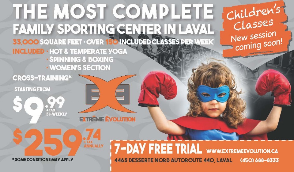Staying Active as a Family with Extreme Evolution | Laval Families Magazine | Laval's Family Life Magazine Staying Active as a Family with Extreme Evolution | Laval Families Magazine | Laval's Family Life Magazine