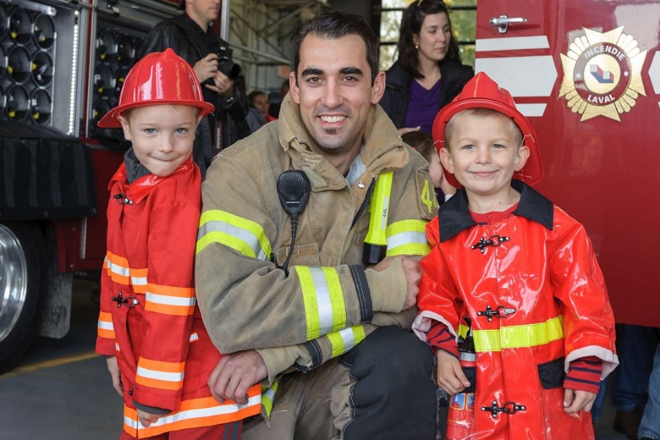 Meet Your Firefighters in Person! | Laval Families Magazine | Laval's Family Life Magazine