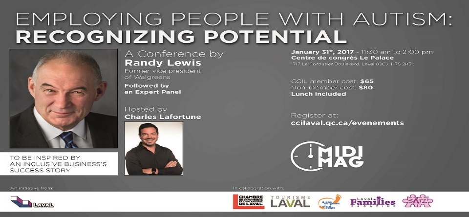 Creating Awareness and Job Opportunities – Randy Lewis Coming to Laval | Laval Families Magazine | Laval's Family Life Magazine Creating Awareness and Job Opportunities – Randy Lewis Coming to Laval | Laval Families Magazine | Laval's Family Life Magazine